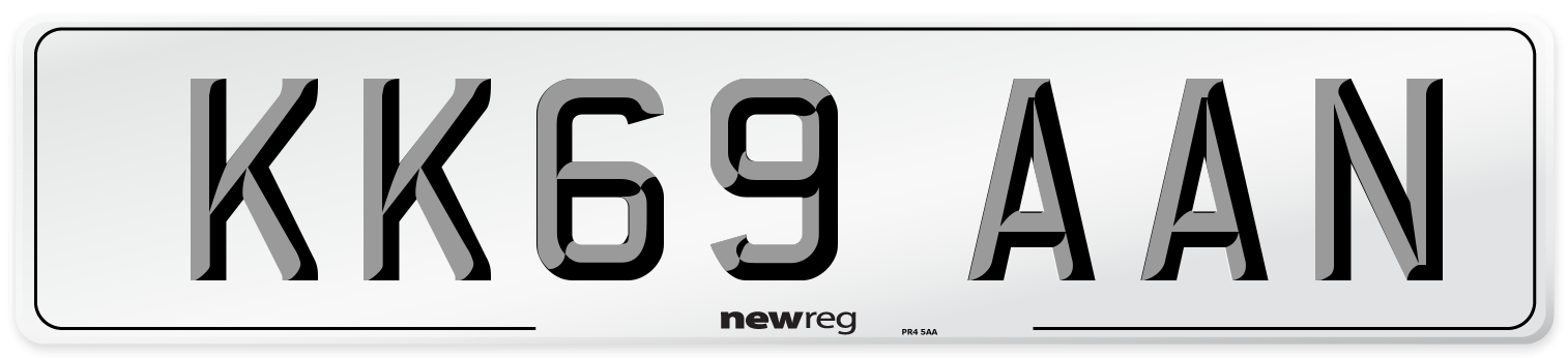 KK69 AAN Number Plate from New Reg